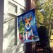 Jack Russell Terrier Christmas Reindeer House Flag Large Porch Sleeve Pole Decorative Outside Yard Banner Artwork Wall Hanging, Polyester, House Size, Multicolor_maomaolike.com