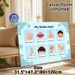 Wudu Chart Painting Poster, Light Blue Cartoon-style Poster, Clear Step-by-step Islamic Ablution Guide, Suitable For Bathroom And Religious Practice_maomaolike.com