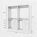 Closet Organizer System, Closet System With Drawers, Clothes Organizer With Closet Shelves Wall Mounted, White Wardrobe Closet With Clothing Racks For Hanging Clothes(64"W X 16"D X 71"H)_maomaolike.com