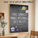 Space Inspirational Quote Painting Poster, Chalkboard-style Cartoon Planets & Typography Poster, Motivational Message To Embrace Risks, Ideal For_maomaolike.com