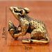 Brass Zodiac Corn Mouse Keychain Pendant Old Bronze Creative Street Vendor Decoration Wholesale_maomaolike.com