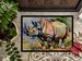 Rhinoceros Doormat Front Door Mat Indoor Outdoor Rugs For Entryway, Non Slip Washable Low Pile, 24H X 36W_maomaolike.com