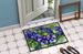 Rhode Island Violets In Watercolor Doormat Front Door Mat Indoor Outdoor Rugs For Entryway, Non Slip Washable Low Pile, 24H X 36W_maomaolike.com