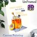 Honey Jar & Bee Themed Painting Poster, Warm Watercolor-style Poster, Sweet Honey-inspired Design With Typography Adds Cozy Ambiance For Kitchen_maomaolike.com