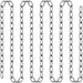 VEVOR Grade 30 Chain 3/16 Inch By 100Ft Length Grade 30 Proof Coil Chain Zinc Plated Grade 30 Chain For Towing Logging Agriculture And Guard Rails_maomaolike.com