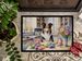 Decorating Easter Collie Doormat Front Door Mat Indoor Outdoor Rugs For Entryway, Non Slip Washable Low Pile, 24H X 36W_maomaolike.com