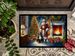 Bernese Mountain Dog And Santa Claus Doormat Front Door Mat Indoor Outdoor Rugs For Entryway, Non Slip Washable Low Pile, 24H X 36W_maomaolike.com