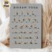 Bikram Yoga Painting Poster, Minimalist Flat-style Yoga Poses Illustration Poster, Clear Pose Guide For Yoga Practice, Ideal For Home Gym And Yoga_maomaolike.com