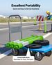 3 Pack Traffic Delineator Posts, 48 Inches Traffic Safety Cones With Weighted Base And Reflective Strips, Heavy Duty Delineator Posts For Construction Site, Parking Lot, Crowd Control, Green_maomaolike.com