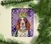 Welsh Springer Spaniel King Of Mardi Gras Porcelain Ornament Christmas Tree Hanging Decorations For Home Christmas Holiday, Rectangle, Gift, Multicolor_maomaolike.com