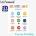 Healthy Boundaries Painting Poster, Soft Watercolor Pastel Icon & Spanish Phrase Poster, Guides Building Respectful Personal Boundaries, Ideal For_maomaolike.com