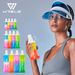 Sport TPU Folding Soft Flask Drink Portable Bottle High Flow Running Hiking Bicycle Fitness Water Bag_maomaolike.com