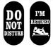 Unisex socks DO NOT DISTURB I AM RETIRED_maomaolike.com