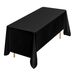 Black Tablecloths For Rectangle Tables, 6 Pack, 70 X 120 Inches, Reusable And Machine Washable Table Clothes, Wrinkle-Resistant Polyester Fabric Table Covers For Wedding, Party, Banquet_maomaolike.com