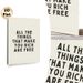 Inspirational Quote Painting Poster, Minimalist Typographic Poster, Uplifting "All The Things That Make You Rich Are Free" Message, Ideal For Living_maomaolike.com