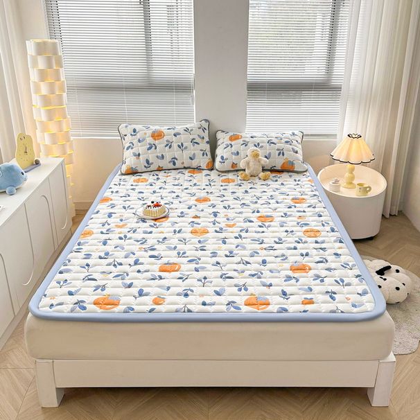New Style Bunk Student Dormitory Single And Double Bed Home Use Foldable Non-Slip Quilted Protective Pad Thin Mattress_maomaolike.com