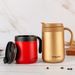 Simple Solid-color Coffee Insulated Cup With Handle Wide-mouthed Stainless Steel Office Large-capacity Mug_maomaolike.com