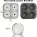 Ice Cube Mold, Silicone Ice Cube Tray With Funnel, Multifunctional Chocolate Mold, Mold For Pudding, Jelly,Ice Trays For Freezer Cocktail Whiskey_maomaolike.com