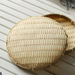 Weaving Drying Tray Round Handmade Household Steamed Bun Storage Vegetable Washing Fruit Basket Non-Porous Bamboo_maomaolike.com