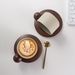 Vintage Style Ceramic Coffee And Saucer Set With Unique Design, High-end Exquisite Aesthetic, Personalized Latte Art Cup_maomaolike.com