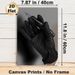 Tattoo Machine Themed Painting Poster, Moody Dark-toned Gloved Hand Holding Tattoo Tool Poster, Stylish Artistic Decor Ideal For Tattoo Studio And_maomaolike.com