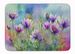 South Dakota Pasque Flowers In Watercolor Memory Foam Kitchen Mat Machine Washable Anti-Fatigue Mat Cushion Comfort Bath Mat Or Kitchen Rug_maomaolike.com