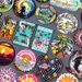 Stay Trippy Iron On Patches Landscape Scenery Patches For Clothing Themoadhesive Patch On Clothes Ironing Stickers DIY_maomaolike.com