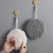 Chenille Hand Towel Ball - Super Absorbent & Quick-Dry Hanging Kitchen Towel For Home, Dishwashing & Multi-Purpose Cleaning_maomaolike.com