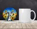 Greyhound In Sunflowers Large Sandstone Coasters Pack Of 4 Absorbent Round Coasters Decor Gifts For Men Or Women, 4 In, Multicolor_maomaolike.com