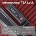 Luggage Sets ABS Hardshell 3pcs Luggage, Lightweight Durable Suitcase Sets Spinner Wheels Suitcase With TSA Lock 20''24''28'' Available(WINE RED)_maomaolike.com