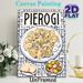 Pierogi Themed Painting Poster, Vintage Illustrated Polish Cuisine Scene Poster, Appetizing Traditional Food Display, Ideal For Kitchen And Dining_maomaolike.com