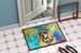 Golden Retriever Hippie Dawg Doormat Front Door Mat Indoor Outdoor Rugs For Entryway, Non Slip Washable Low Pile, 24H X 36W_maomaolike.com