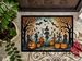 Papel Picado Skeletons Spooky Halloween Doormat Front Door Mat Indoor Outdoor Rugs For Entryway, Non Slip Washable Low Pile, 24H X 36W_maomaolike.com