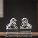 New Stone Carving Lion Pair Cement Chinese Style Creative Fish Tank Bonsai Landscape Decoration Ornament_maomaolike.com