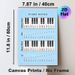 Piano Notes Painting Poster, Color-coded Musical Notation Poster, Practical Guide For Learning Piano Notes, Suitable For Music Studios And Practice_maomaolike.com