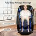 Massage Chair Full Body, Zero Gravity SL-Track Shiatsu Massage Recliner Chair With Body Scan, Airbags, Foot Rollers, Deep Yoga Stretch, Heating (Brown)_maomaolike.com