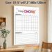 Weekly Chore Chart Painting Poster, Vibrant Star-adorned Chore Schedule Poster, Functional Planner To Organize Daily & Weekly Household Tasks_maomaolike.com