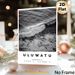Uluwatu Ocean Wave Painting Poster, Monochrome Minimalist Crashing Sea Wave Scene Poster, Calming Coastal Decor Ideal For Living Room, Bedroom And_maomaolike.com