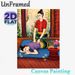 Thai Massage Themed Painting Poster, Vibrant Traditional Style Poster, Showcasing A Soothing Massage Scene, Delivers Tranquil Atmosphere Perfect For_maomaolike.com