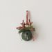 Decoration Artificial Pine Cone Bell Pendant Christmas Car Hanging Berry Vine Eucalyptus Small Wreath_maomaolike.com