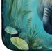 Manatee In A Crystal-Clear Spring Dish Drying Mat Absorbent Dish Drying Mat Pad For Kitchen Counter Dish Drainer Mat For Countertop, 14 X 21", Multicolor_maomaolike.com