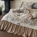 Romantic French Jacquard Pleated Lace Edge All-Cotton Warm Bedding Autumn Winter Pure Cotton Brushed Four-Piece Set Home Textile M_maomaolike.com