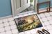 Chicken Farmyard Sunrise Doormat Front Door Mat Indoor Outdoor Rugs For Entryway, Non Slip Washable Low Pile, 24H X 36W_maomaolike.com