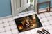 Belgian Tervuren And Santa Claus Doormat Front Door Mat Indoor Outdoor Rugs For Entryway, Non Slip Washable Low Pile, 24H X 36W_maomaolike.com