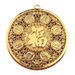 Brass Ancient Handmade Casting Collection National Style Art Hollow Fortune Pendant Necklace Without Hanging Rope_maomaolike.com
