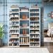 Wooden Shoe Rack, Freestanding Shoe Organizer With 23 Storage Shelves_maomaolike.com