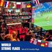 1set 32 Countries String Flags, International Hanging Bunting Pennant Banner, Decoration For Grand Opening, Sports Bar, Party Events, 32 Feet Long_maomaolike.com