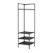 Corner coat rack floor bedroom household bedside clothes hanging rack simple storage rack corner clothes hanging storage_maomaolike.com