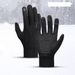 Outdoor sports fleece warm gloves Men's and women's touch screen ski non-slip cycling gloves_maomaolike.com