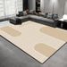 Living Room Rug Large Size Gorgeous Gold Frame Design Bedroom Rug Plush Thickened Machine Washable Thickened Underlay Interior Decorative Rug_maomaolike.com